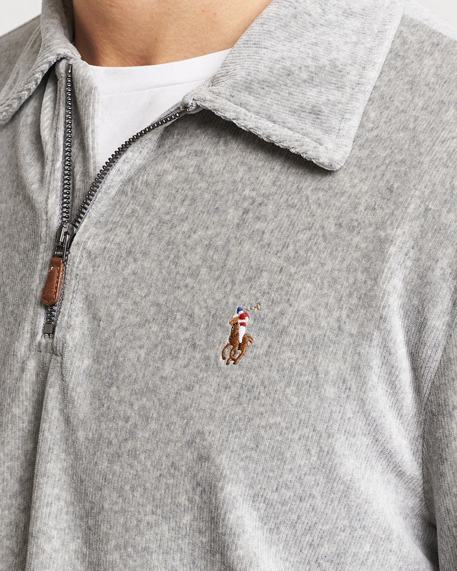 Herren | Pullover | Polo Ralph Lauren | Knit Corduroy Half-Zip Andover Heather