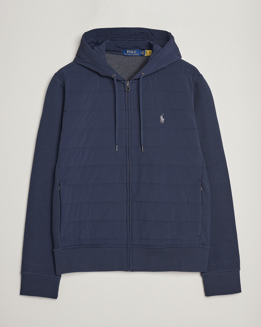 Herren | Pullover | Polo Ralph Lauren | Hybrid Full-Zip Hoodie Aviator Navy