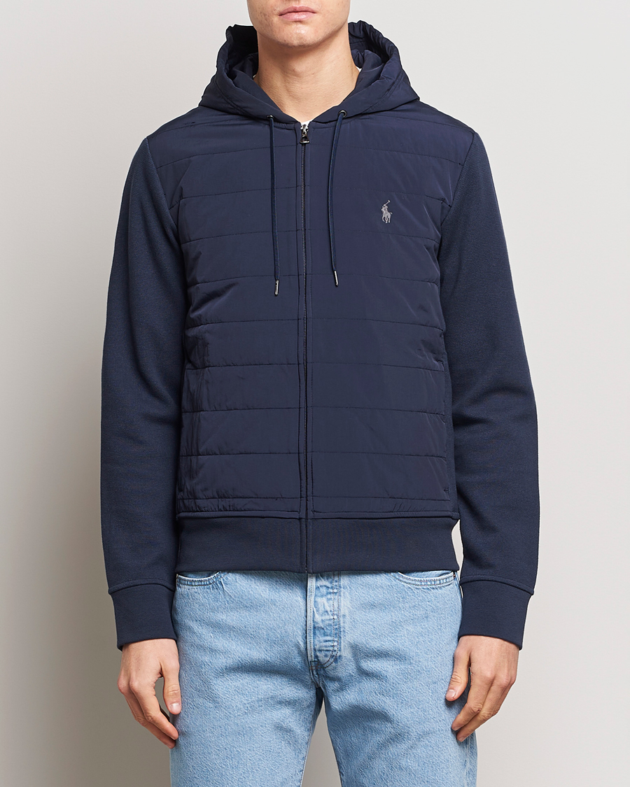 Herren | Pullover | Polo Ralph Lauren | Hybrid Full-Zip Hoodie Aviator Navy
