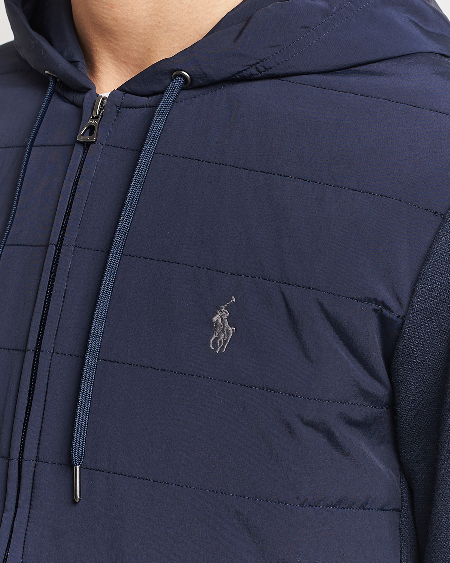 Herren | Pullover | Polo Ralph Lauren | Hybrid Full-Zip Hoodie Aviator Navy
