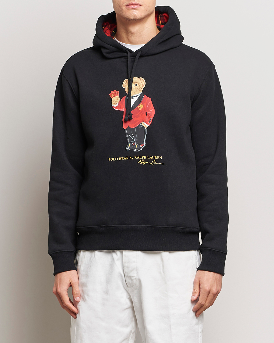 Herren | Pullover | Polo Ralph Lauren | Lunar New Year Bear Hoodie Black