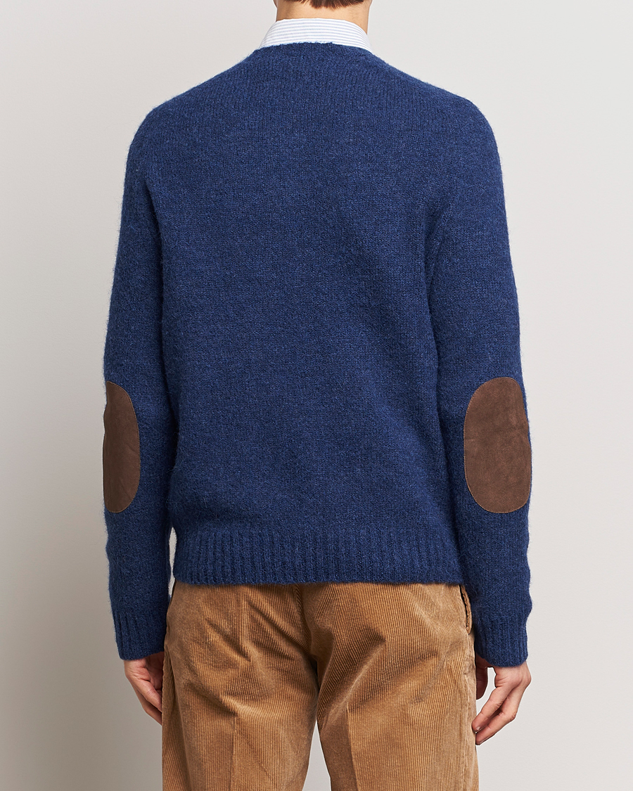 Herren | Pullover | Polo Ralph Lauren | Alpaca Knitted Crew Neck Sweater Navy Heather