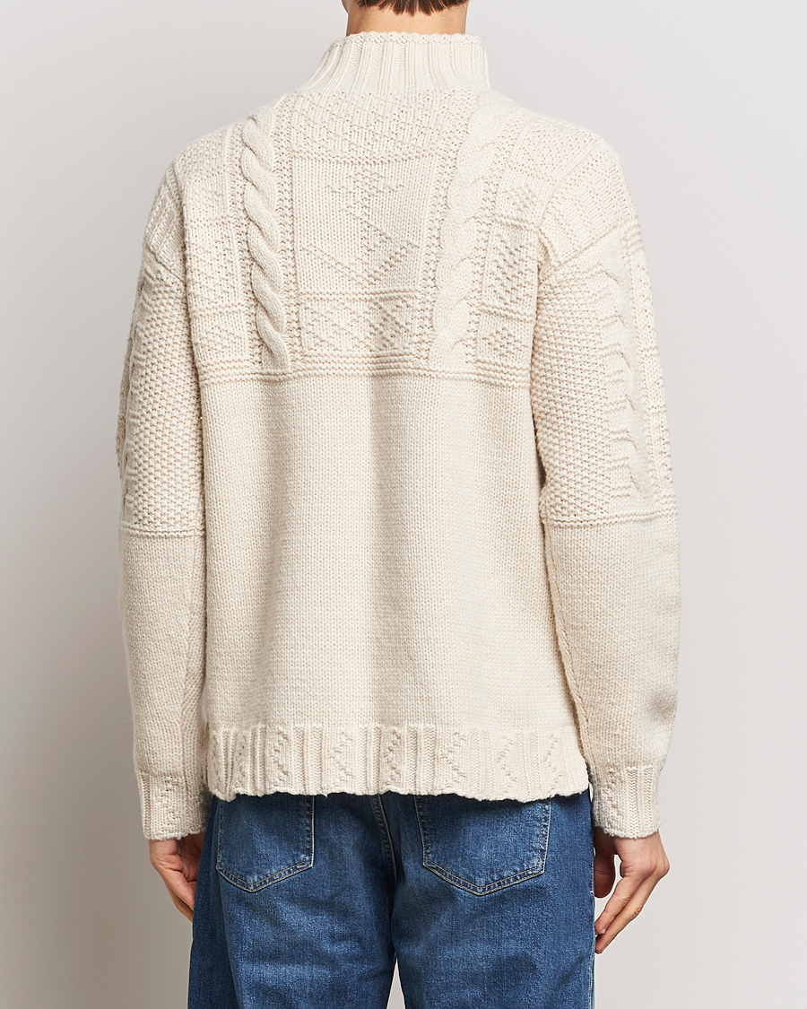 Herren | Pullover | Polo Ralph Lauren | Wool Knitted Aran Rollneck Cream