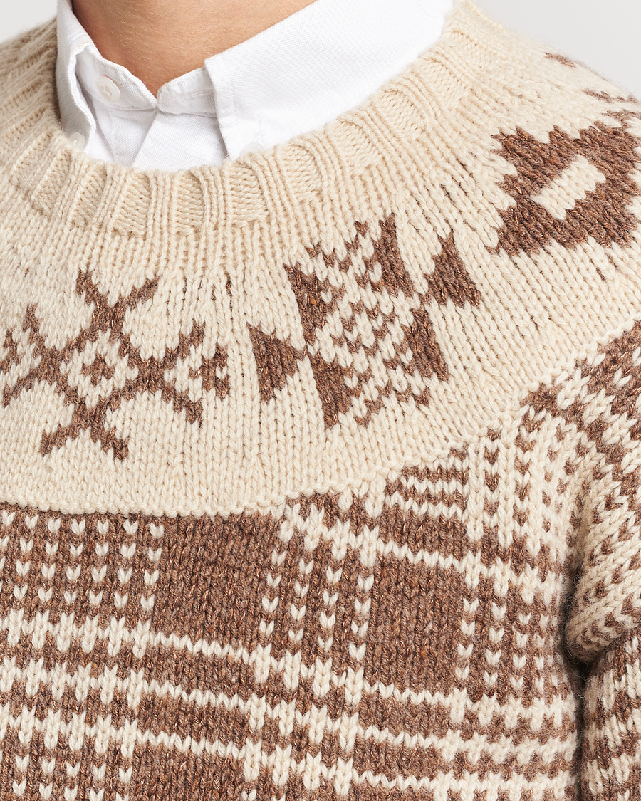 Herren | Pullover | Polo Ralph Lauren | Wool Knitted Crew Neck Sweater Medium Brown