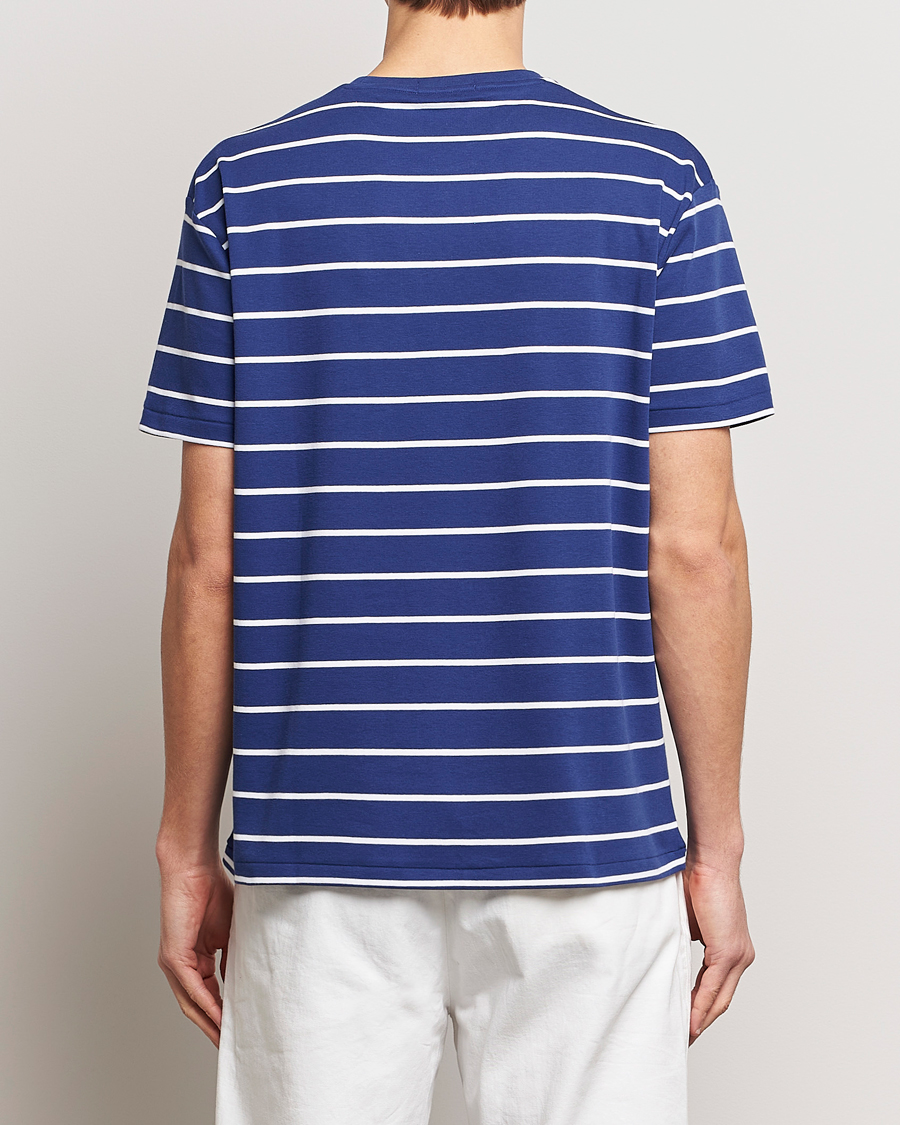 Herren | T-Shirts | Polo Ralph Lauren | Striped Crew Neck T-Shirt Blue/White