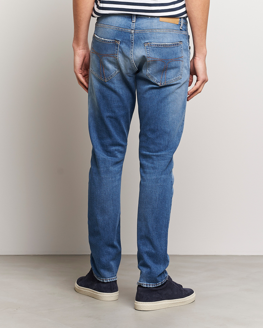 Herren | Jeans | Tiger of Sweden | Pistolero Stretch Cotton Jeans Light Blue