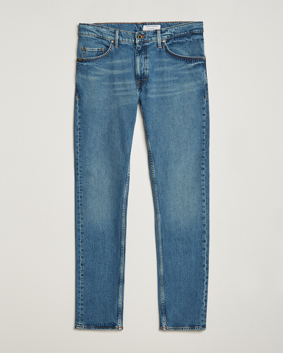 Herren | Jeans | Tiger of Sweden | Pistolero Stretch Cotton Jeans Midnight Blue