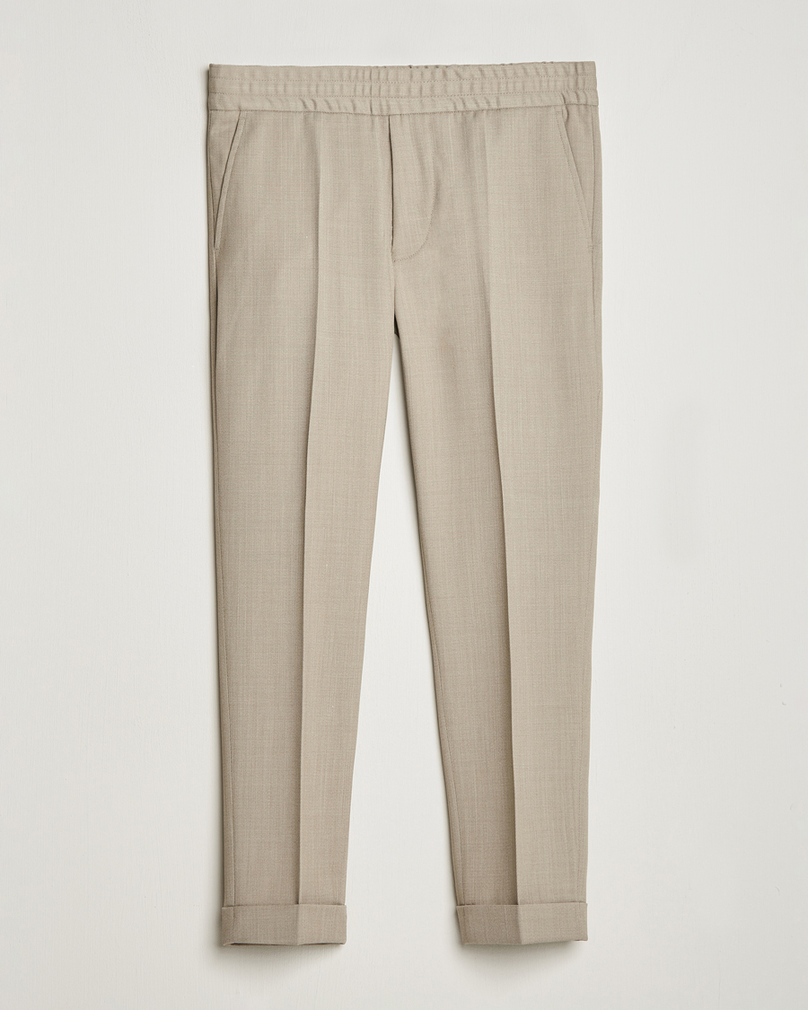 Herren | Hosen | Filippa K | Terry Cropped Trousers Light Khaki