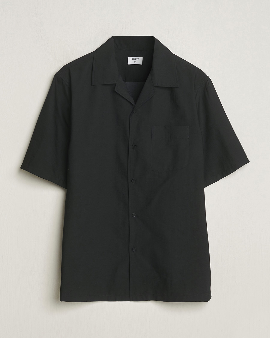 Herren | Hemden | Filippa K | Resort Short Sleeve Shirt Black