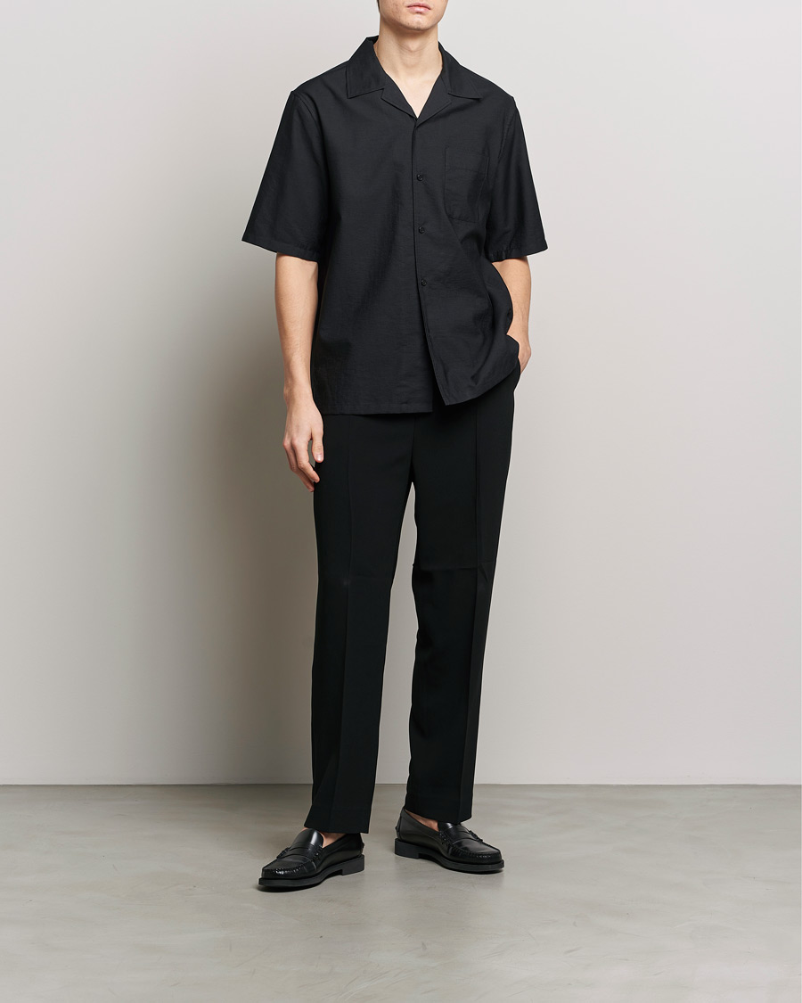 Herren | Hemden | Filippa K | Resort Short Sleeve Shirt Black