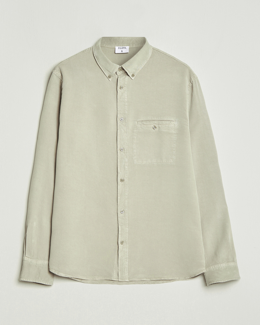 Herren | Hemden | Filippa K | Zachary Lyocell Shirt Light Sage