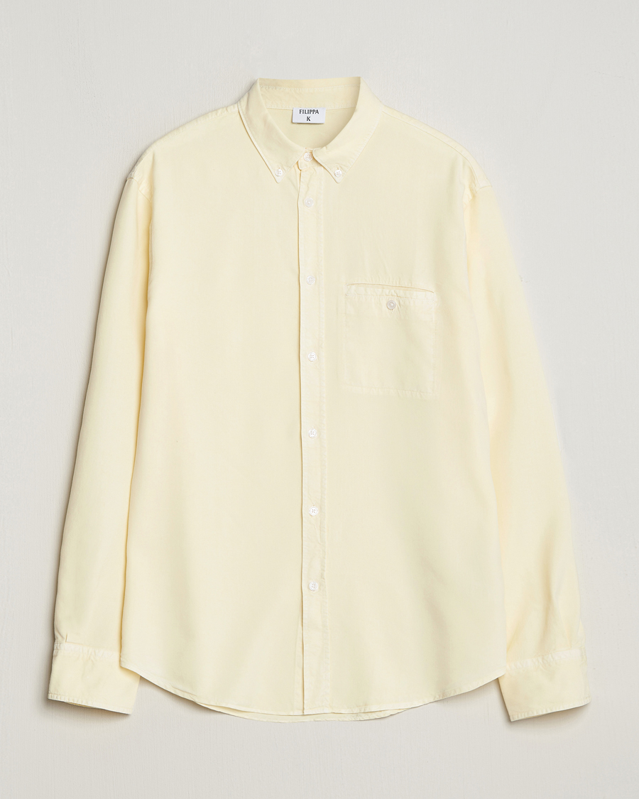 Herren | Hemden | Filippa K | Zachary Lyocell Shirt Soft Yellow
