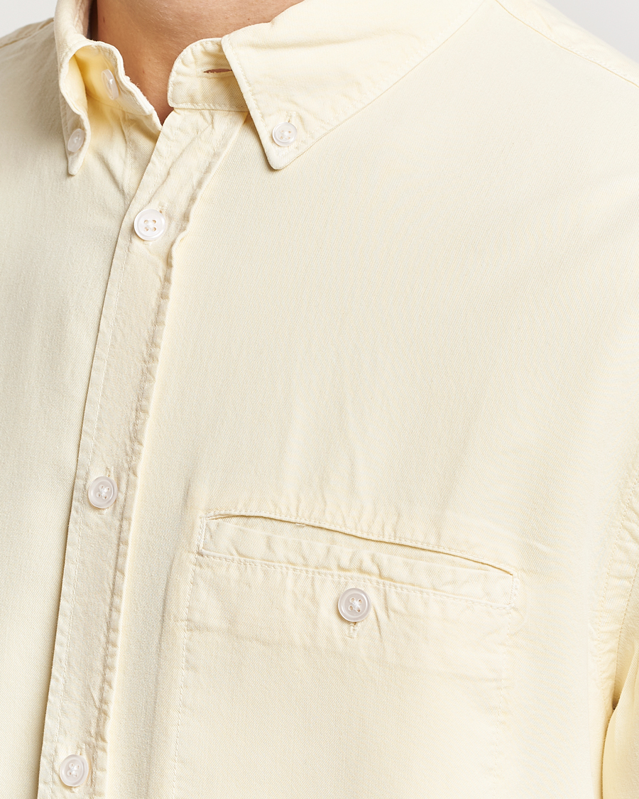 Herren | Hemden | Filippa K | Zachary Lyocell Shirt Soft Yellow