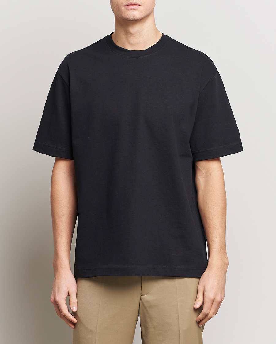 Herren | Kategorie | Filippa K | Heavy Cotton Crew Neck T-Shirt Black
