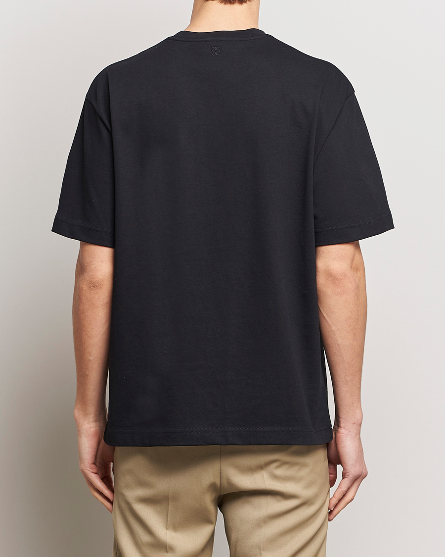 Herren | T-Shirts | Filippa K | Heavy Cotton Crew Neck T-Shirt Black