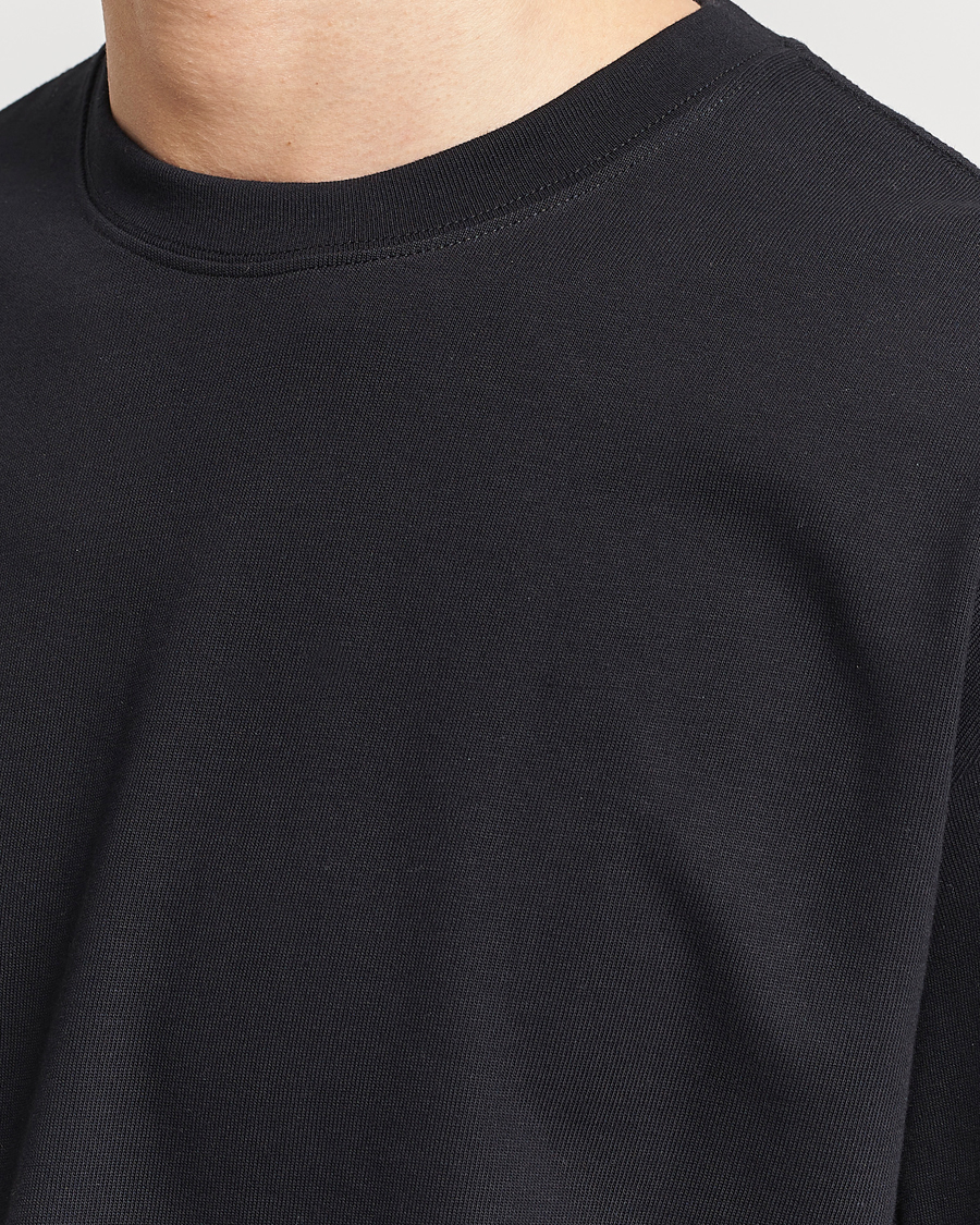 Herren | T-Shirts | Filippa K | Heavy Cotton Crew Neck T-Shirt Black