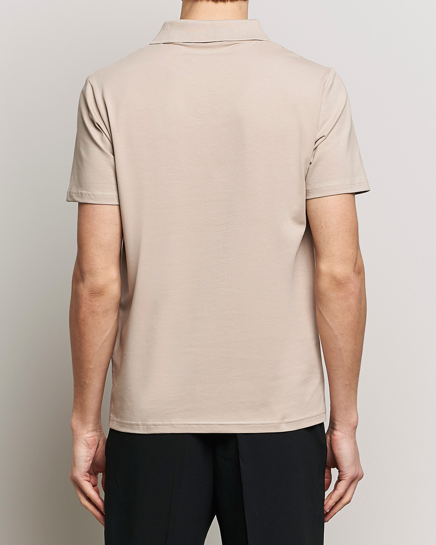 Herren | Poloshirts | Filippa K | Soft Lycra Polo T-Shirt Light Taupe