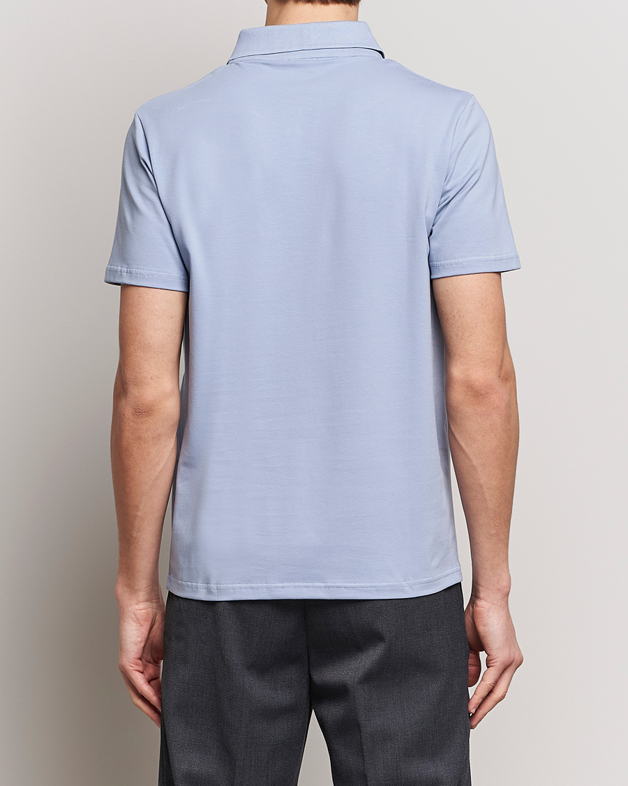 Herren | Poloshirts | Filippa K | Soft Lycra Polo T-Shirt Faded Blue