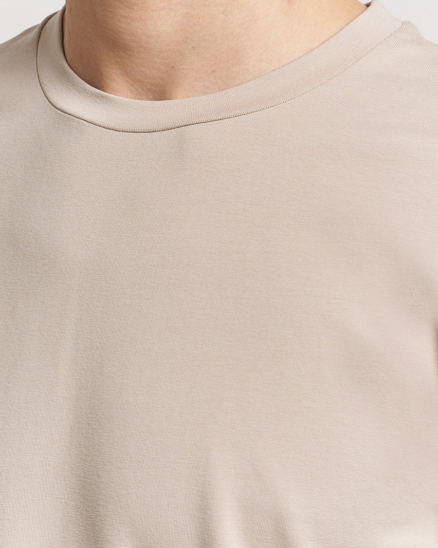 Herren | T-Shirts | Filippa K | Soft Lycra T-Shirt Light Taupe