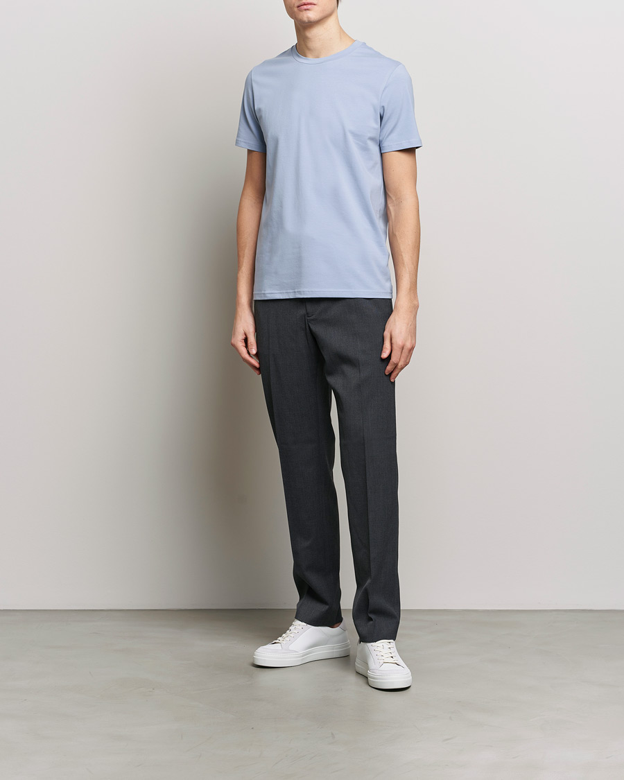Herren | T-Shirts | Filippa K | Soft Lycra T-Shirt Faded Blue