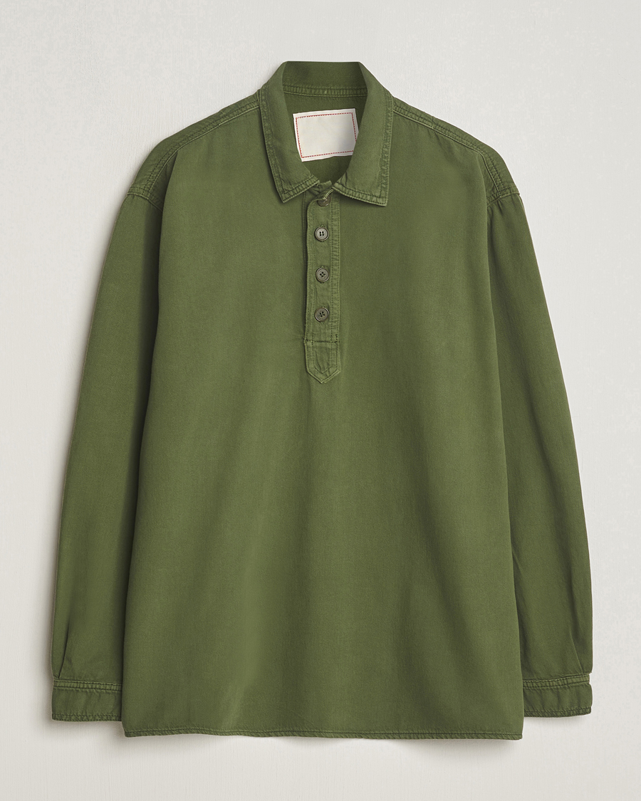 Herren | Hemden | Jeanerica | Lala Popover Shirt Green