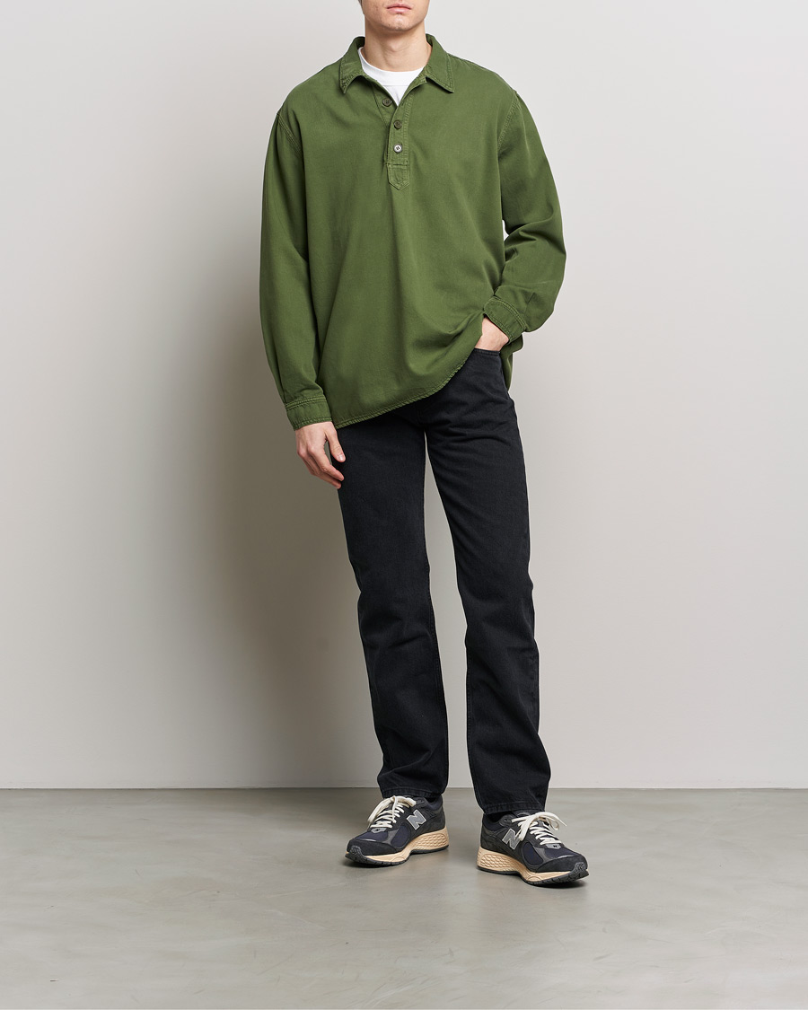 Herren | Hemden | Jeanerica | Lala Popover Shirt Green
