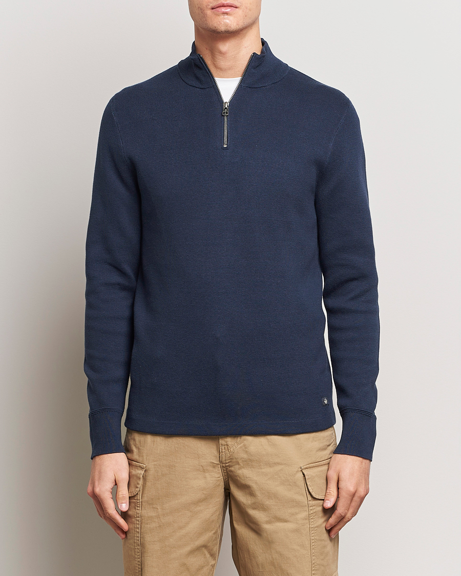 Men | Dockers | Dockers | Half Zip Sweater Navy Blazer