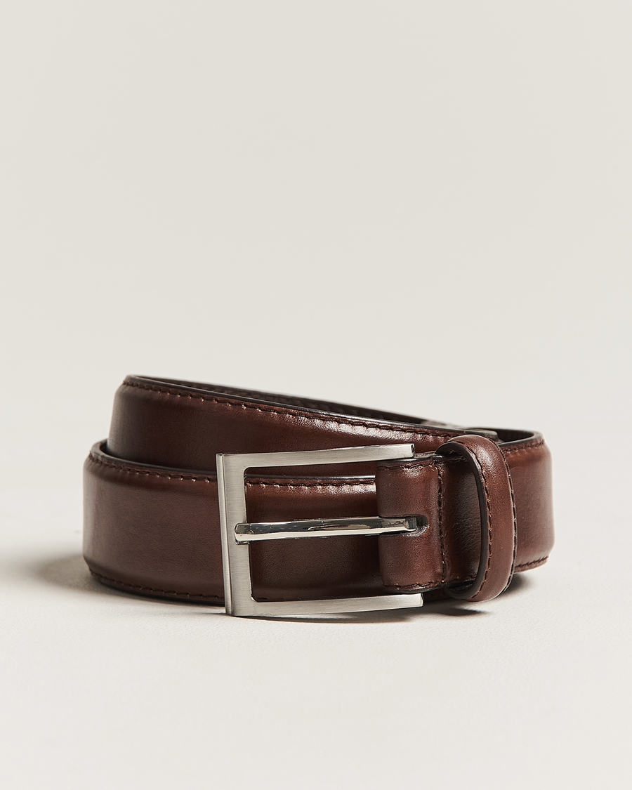 Herren | Gürtel | Loake Shoemakers | Philip Leather Belt Dark Brown