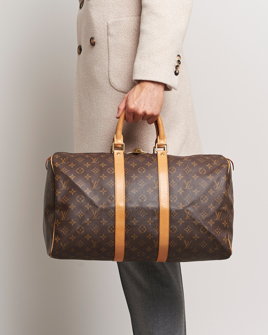Herren | Louis Vuitton Pre-Owned Keepall 45 Bag Monogram | Louis Vuitton Pre-Owned | Keepall 45 Bag Monogram