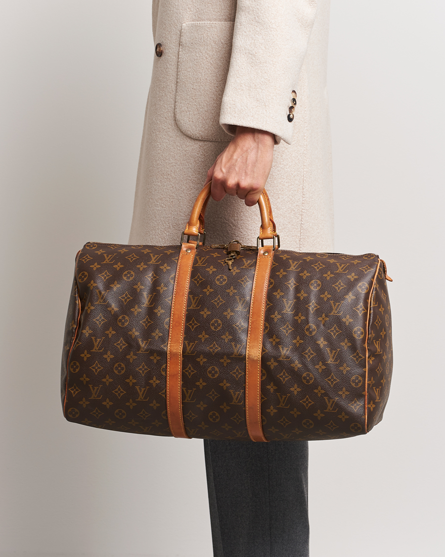 Herren | Louis Vuitton Pre-Owned Keepall 50 Bag Monogram | Louis Vuitton Pre-Owned | Keepall 50 Bag Monogram