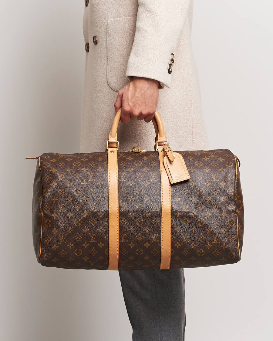 Herren | Louis Vuitton Pre-Owned Keepall 50 Bag Monogram | Louis Vuitton Pre-Owned | Keepall 50 Bag Monogram