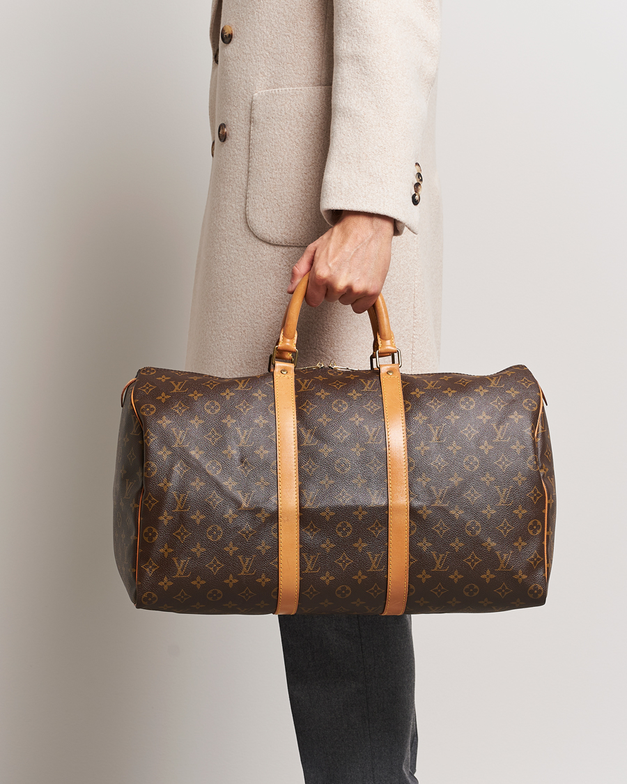 Herren | Louis Vuitton Pre-Owned Keepall 50 Bag Monogram | Louis Vuitton Pre-Owned | Keepall 50 Bag Monogram
