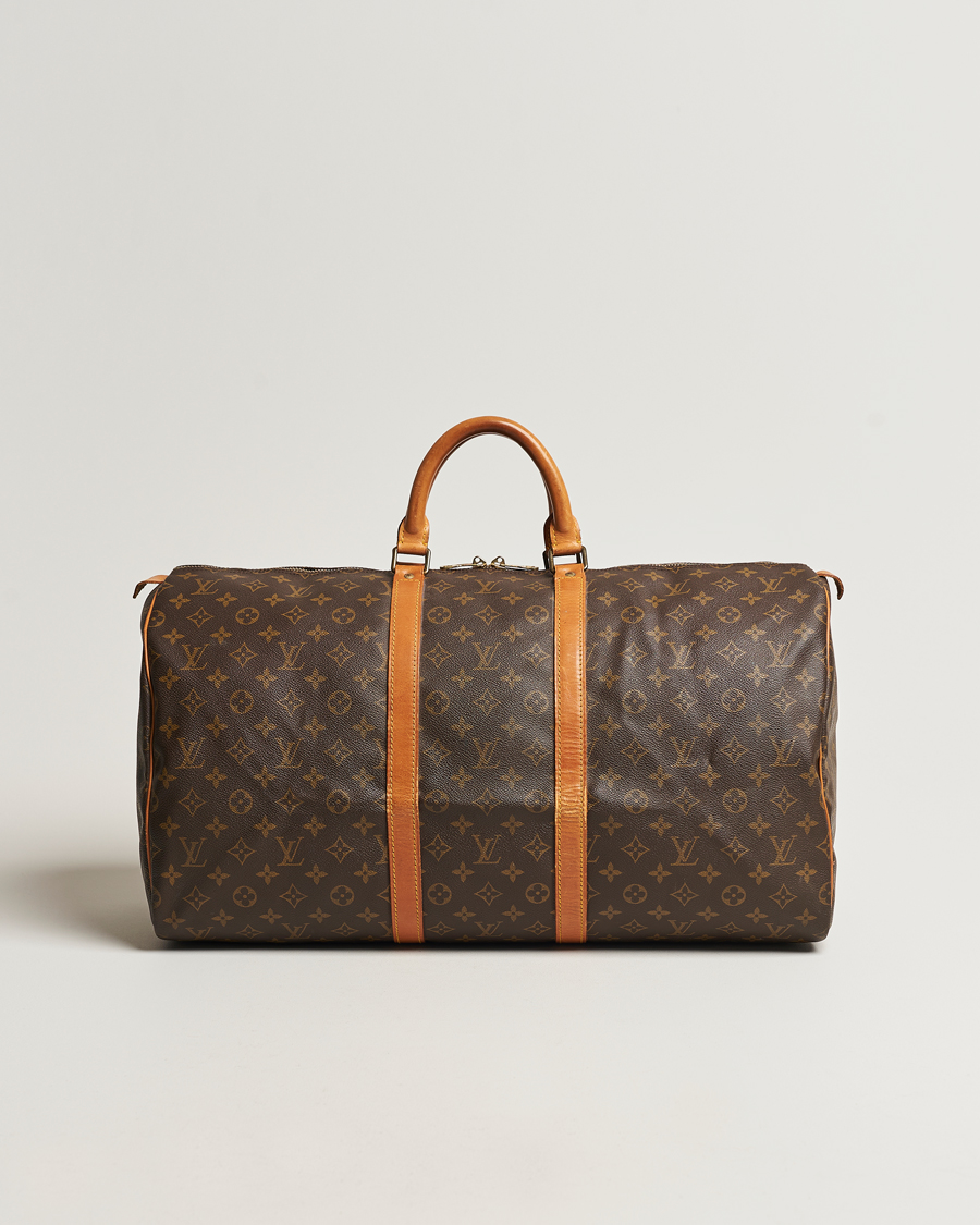 Herren | Louis Vuitton Pre-Owned Keepall 55 Bag Monogram | Louis Vuitton Pre-Owned | Keepall 55 Bag Monogram