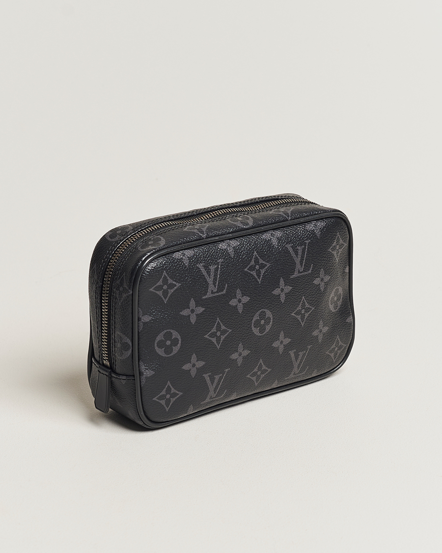 Herren | Louis Vuitton Pre-Owned Toiletry Bag PM Monogram Eclipse | Louis Vuitton Pre-Owned | Toiletry Bag PM Monogram Eclipse