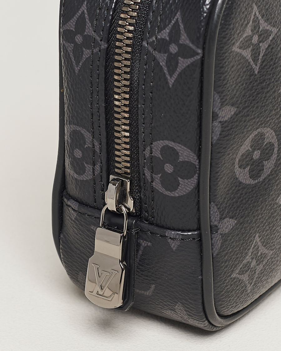 Herren | Louis Vuitton Pre-Owned Toiletry Bag PM Monogram Eclipse | Louis Vuitton Pre-Owned | Toiletry Bag PM Monogram Eclipse