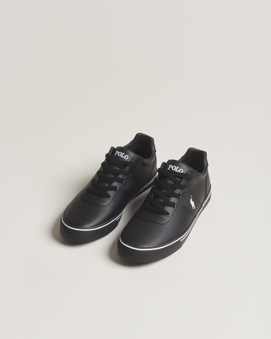 Herren | Polo Ralph Lauren Hanford Leather Sneaker Black | Polo Ralph Lauren | Hanford Leather Sneaker Black