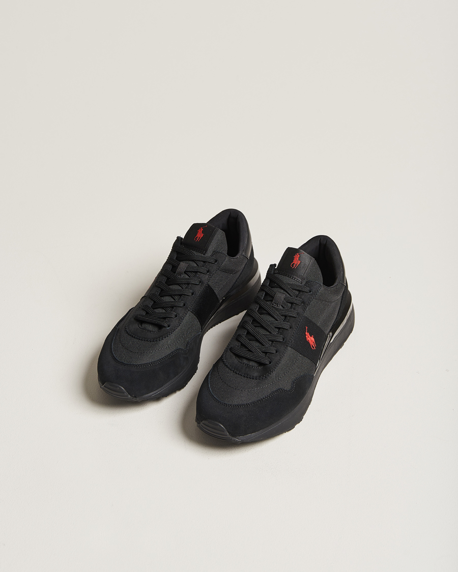 Men | Suede shoes | Polo Ralph Lauren | Train 89 Running Sneaker Black