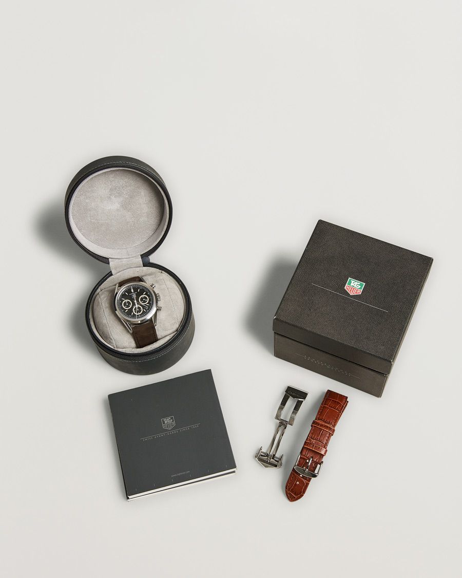 Herren | Tag Heuer Pre-Owned Carrera Calibre 17 Steel Black | Tag Heuer Pre-Owned | Carrera Calibre 17 Steel Black