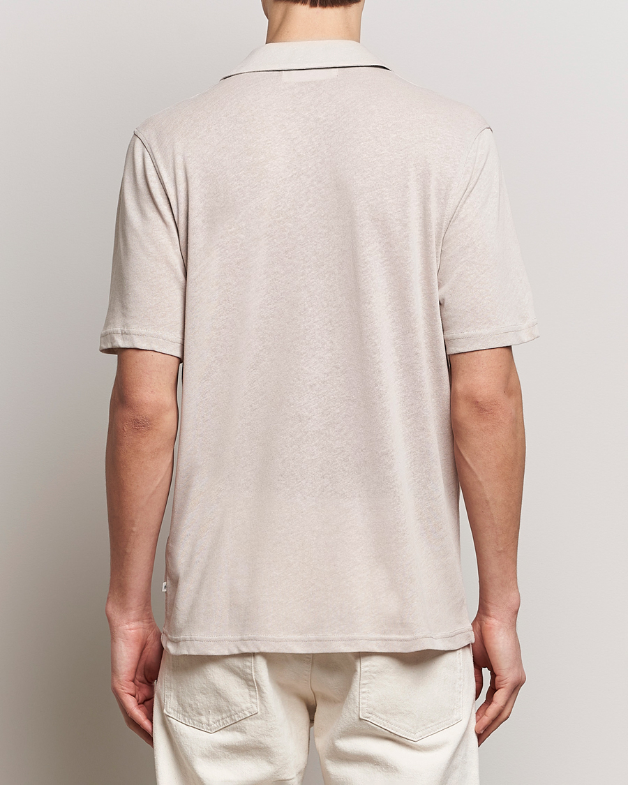 Herren | Hemden | Samsøe Samsøe | Samartin Cotton/Linen Short Sleeve Shirt Moonstruck