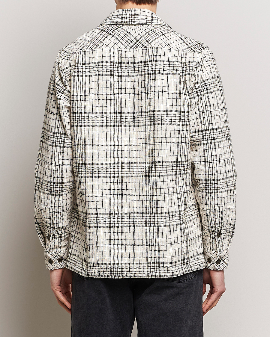 Herren | Hemden | Samsøe Samsøe | Taka Checked Overshirt Dusty Olive/White
