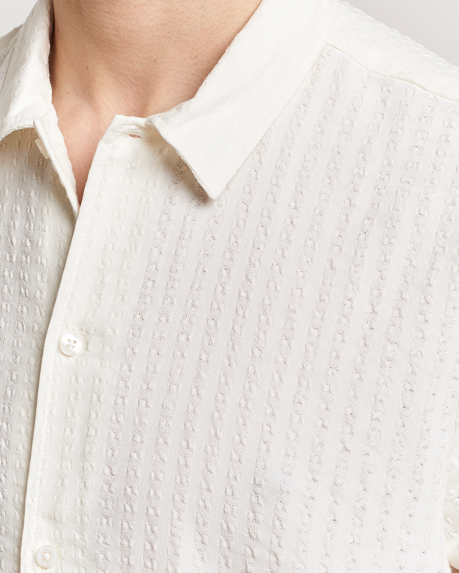 Herren | Hemden | Samsøe Samsøe | Avan Structured Short Sleeve Shirt White