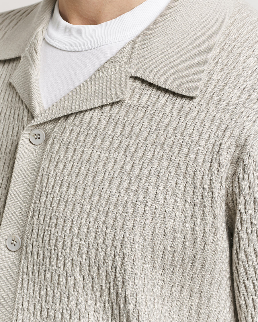 Herren | Hemden | Samsøe Samsøe | Sagabin Resort Collar Short Sleeve Shirt Moonstruck