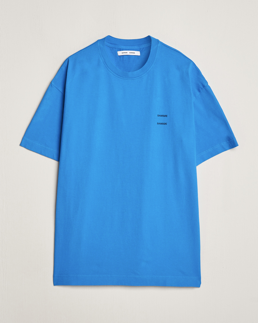 Herren | T-Shirts | Samsøe Samsøe | Joel Organic Cotton T-Shirt Super Sonic