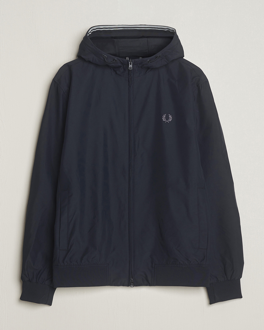 Herren | Jacken | Fred Perry | Brentham Hooded Jacket Black