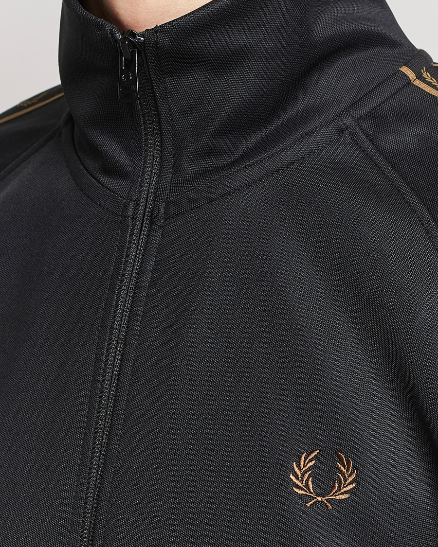 Herren | Pullover | Fred Perry | Taped Track Jacket Black
