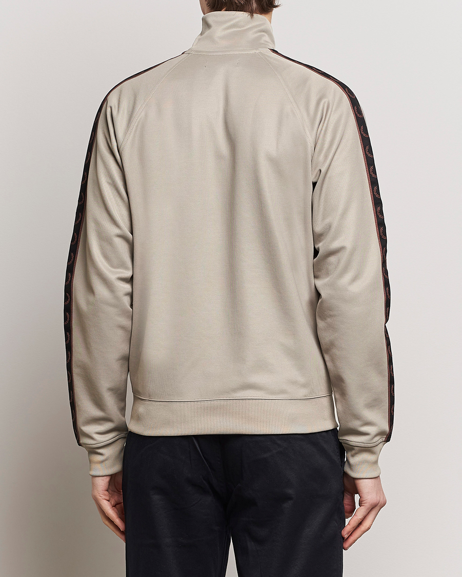 Herren | Pullover | Fred Perry | Taped Track Jacket Warm Grey