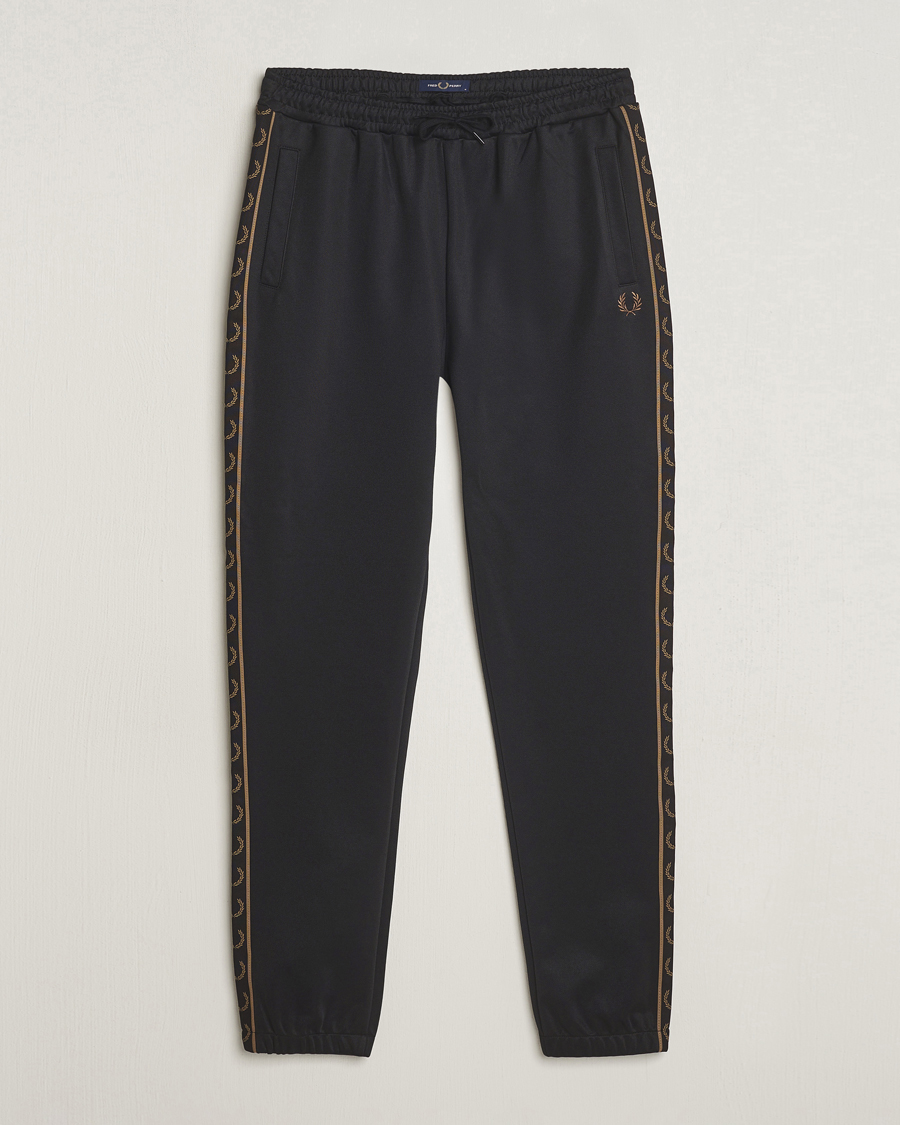 Herren | Hosen | Fred Perry | Taped Track Pants Black