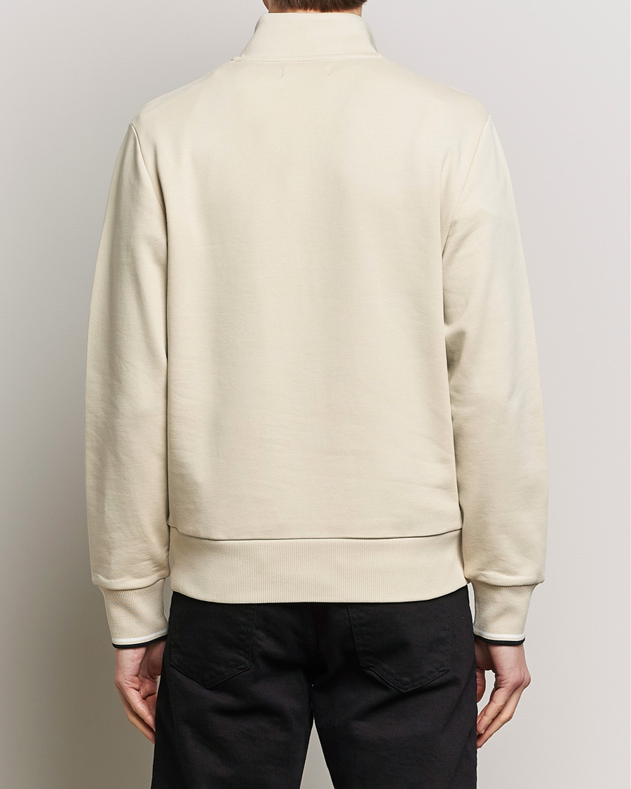 Herren | Pullover | Fred Perry | Half Zip Sweatshirt Oatmeal