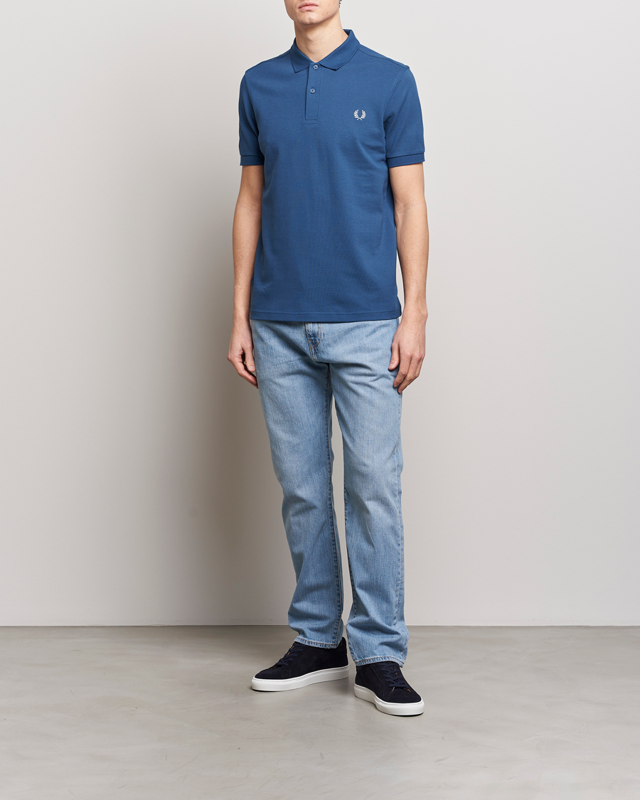 Herren | Poloshirts | Fred Perry | Plain Polo Shirt Midnight Blue