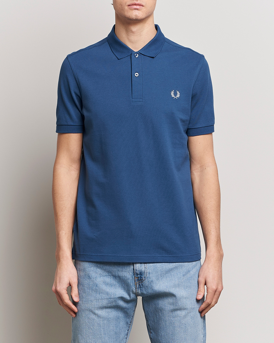 Herren | Fred Perry | Fred Perry | Plain Polo Shirt Midnight Blue
